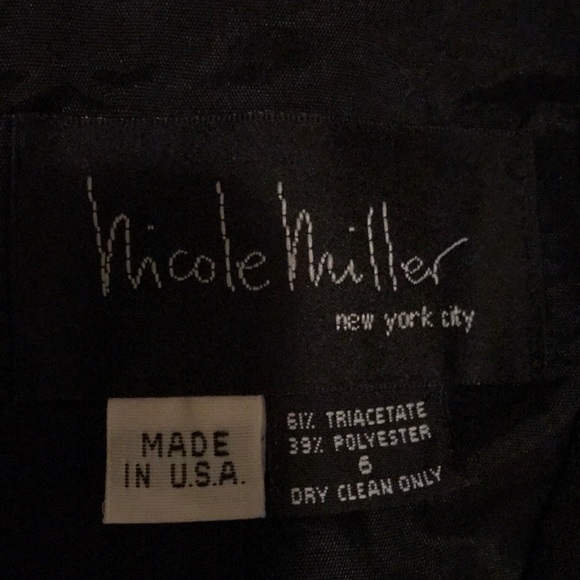 Nicole Miller black skater dress - Picture 4 of 4